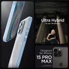 iPhone 15 Pro Max Tok - Spigen Ultra Hybrid - Sierra Kék