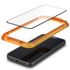 iPhone 15 Plus Kijelzővédő Üvegfólia - Spigen Glas.tR AlignMaster Full Cover x 2 db