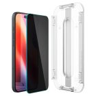 iPhone 15 / 16 Kijelzővédő Üvegfólia - Spigen Glas.tR EZ Fit Privacy x 2 db