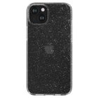 iPhone 15 Plus Tok - Spigen Liquid Crystal Glitter - Átlátszó-Ezüst