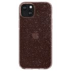 iPhone 15 Plus Tok - Spigen Liquid Crystal Glitter - Átlátszó-Rózsaszín