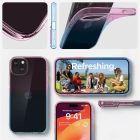 iPhone 15 Tok - Spigen Liquid Crystal - Pink-Kék