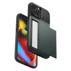 iPhone 15 Pro Max Tok - Spigen Slim Armor CS - Zöld