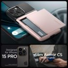 iPhone 15 Pro Tok - Spigen Slim Armor CS - Pink