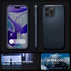 iPhone 15 Pro Max Tok - Spigen Thin Fit - Palaszürke