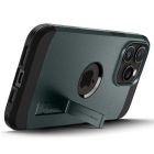 iPhone 15 Pro Tok - Spigen Tough Armor MagFit - Zöld