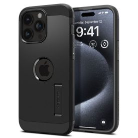iPhone 15 Pro Tok - Spigen Tough Armor MagFit - Fekete iPhone 15 Pro Tok - Spigen Tough Armor MagFit - Fekete