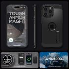 iPhone 15 Pro Tok - Spigen Tough Armor MagFit - Fekete