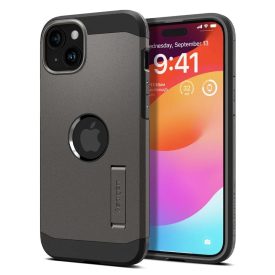 iPhone 15 Plus Tok - Spigen Tough Armor MagFit - Szürke iPhone 15 Plus Tok - Spigen Tough Armor MagFit - Szürke