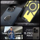 iPhone 15 Pro Max Tok - Spigen Tough Armor MagFit - Kék