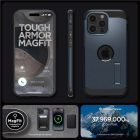 iPhone 15 Pro Max Tok - Spigen Tough Armor MagFit - Kék