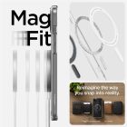 iPhone 15 Plus Tok - Spigen Ultra Hybrid MagFit - Szénszálas