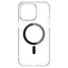 iPhone 15 Pro Tok - Spigen Ultra Hybrid MagFit - Átlátszó-Karbon