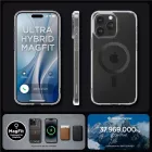 iPhone 15 Pro Tok - Spigen Ultra Hybrid MagFit - Átlátszó-Karbon