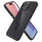 iPhone 15 Pro Max Tok - Spigen Ultra Hybrid MagFit - Átlátszó-Fekete