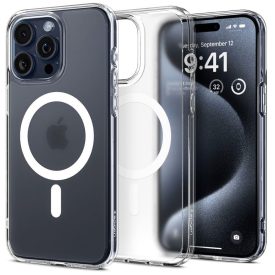 iPhone 15 Pro Tok - Spigen Ultra Hybrid MagFit - Matt Átlátszó   iPhone 15 Pro Tok - Spigen Ultra Hybrid MagFit - Matt Átlátszó