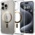 iPhone 15 Pro Tok - Spigen Ultra Hybrid MagFit - Átlátszó-Arany