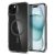iPhone 15 Tok - Spigen Ultra Hybrid MagFit - Átlátszó-Grafit