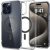 iPhone 15 Pro Max Tok - Spigen Ultra Hybrid MagFit - Átlátszó-Grafit