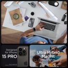 iPhone 15 Pro Tok - Spigen Ultra Hybrid MagFit - Zero One Szürke
