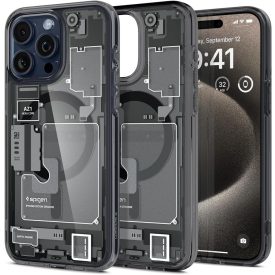 iPhone 15 Pro Max Tok - Spigen Ultra Hybrid MagFit - Zero One   iPhone 15 Pro Max Tok - Spigen Ultra Hybrid MagFit - Zero One