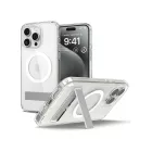 iPhone 15 Pro Tok - Spigen Ultra Hybrid S MagFit - Átlátszó-Fehér