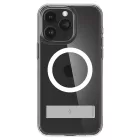 iPhone 15 Pro Tok - Spigen Ultra Hybrid S MagFit - Átlátszó-Fehér