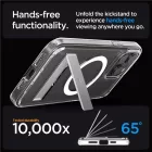 iPhone 15 Pro Tok - Spigen Ultra Hybrid S MagFit - Átlátszó-Fehér