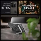 iPhone 15 Pro Tok - Spigen Ultra Hybrid S MagFit - Átlátszó-Grafit