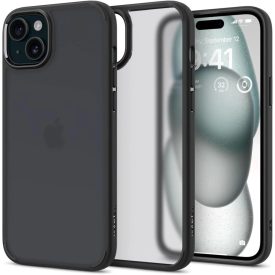 iPhone 15 Tok - Spigen Ultra Hybrid - Matt Fekete iPhone 15 Tok - Spigen Ultra Hybrid - Matt Fekete
