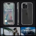 iPhone 15 Pro Max Tok - Spigen Ultra Hybrid - Matt Átlátszó