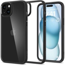 iPhone 15 Tok - Spigen Ultra Hybrid - Fekete iPhone 15 Tok - Spigen Ultra Hybrid - Fekete