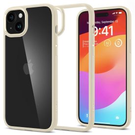 iPhone 15 Plus Tok - Spigen Ultra Hybrid - Bézs iPhone 15 Plus Tok - Spigen Ultra Hybrid - Bézs