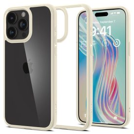 iPhone 15 Pro Max Tok - Spigen Ultra Hybrid - Bézs iPhone 15 Pro Max Tok - Spigen Ultra Hybrid - Bézs