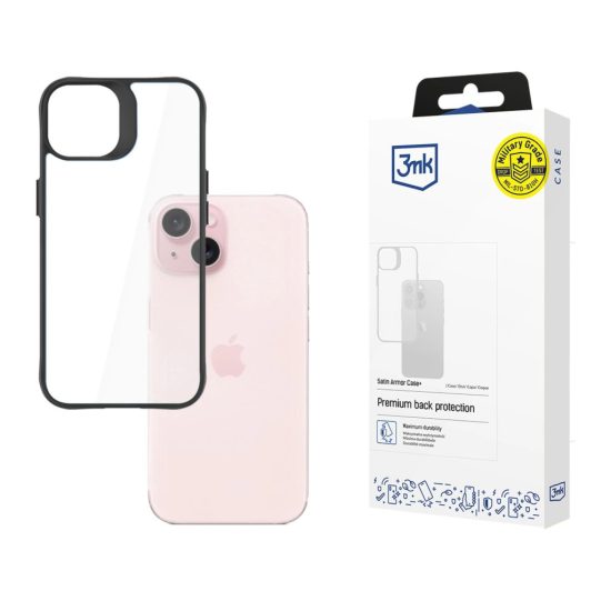 iPhone 15 Tok - 3mk Satin Armor Case+