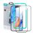 iPhone 15 Kijelzővédő Üvegfólia - ESR Tempered Glass - Fekete x 2 db