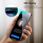 iPhone 15 Kijelzővédő Üvegfólia - ESR Tempered Glass - Fekete x 2 db