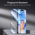 iPhone 15 Kijelzővédő Üvegfólia - ESR Tempered Glass - Fekete x 2 db