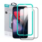 iPhone 15 Pro Kijelzővédő Üvegfólia - ESR Tempered Glass - Fekete x 2 db