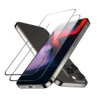 iPhone 15 Pro Kijelzővédő Üvegfólia - ESR Tempered Glass - Fekete x 2 db