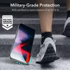 iPhone 15 Pro Kijelzővédő Üvegfólia - ESR Tempered Glass - Fekete x 2 db