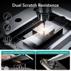iPhone 15 Pro Kijelzővédő Üvegfólia - ESR Tempered Glass - Fekete x 2 db
