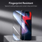 iPhone 15 Pro Kijelzővédő Üvegfólia - ESR Tempered Glass - Fekete x 2 db