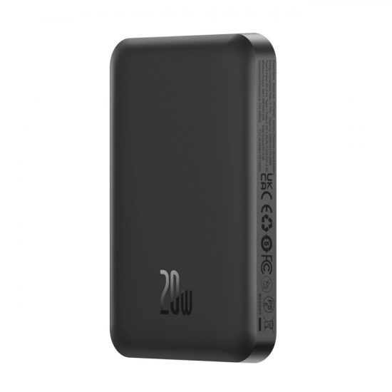 Baseus Mini Power Bank - 5000mAh 20W + USB-C Kábel - Fekete