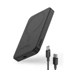 Baseus Mini Power Bank - 5000mAh 20W + USB-C Kábel - Fekete