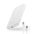 Baseus Mini Power Bank - 5000mAh 20W + USB-C Kábel - Fehér