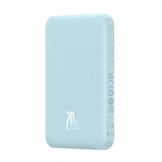 Baseus Mini Power Bank - 5000mAh 20W + USB-C Kábel - Kék