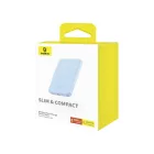 Baseus Mini Power Bank - 5000mAh 20W + USB-C Kábel - Kék