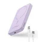 Baseus Mini Power Bank - 5000mAh 20W + USB-C Kábel - Lila