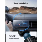 Joyroom JR-ZS240 Pro Mágneses Autós Qi/MagSafe Töltő és Tartó - Szellőzőrácsba - 15W